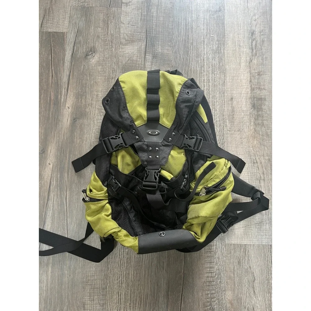 Oakley Icon 2.0 Backpack Lime Green Black Technical Tactical Laptop Bag Vintage